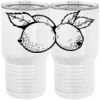 20 oz. Tall Stainless Steel Vacuum Insulated Tumbler White Thumbnail