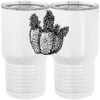 20 oz. Tall Stainless Steel Vacuum Insulated Tumbler White Thumbnail