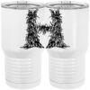 20 oz. Tall Stainless Steel Vacuum Insulated Tumbler White Thumbnail