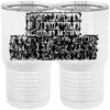 20 oz. Tall Stainless Steel Vacuum Insulated Tumbler White Thumbnail