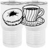 20 oz. Tall Stainless Steel Vacuum Insulated Tumbler White Thumbnail