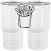 20 oz. Tall Stainless Steel Vacuum Insulated Tumbler White Thumbnail