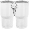 20 oz. Tall Stainless Steel Vacuum Insulated Tumbler White Thumbnail