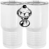20 oz. Tall Stainless Steel Vacuum Insulated Tumbler White Thumbnail