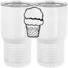 20 oz. Tall Stainless Steel Vacuum Insulated Tumbler White Thumbnail