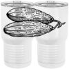 20 oz. Tall Stainless Steel Vacuum Insulated Tumbler White Thumbnail