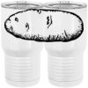 20 oz. Tall Stainless Steel Vacuum Insulated Tumbler White Thumbnail