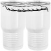 20 oz. Tall Stainless Steel Vacuum Insulated Tumbler White Thumbnail