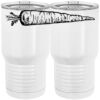 20 oz. Tall Stainless Steel Vacuum Insulated Tumbler White Thumbnail