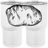 20 oz. Tall Stainless Steel Vacuum Insulated Tumbler White Thumbnail