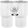 20 oz. Tall Stainless Steel Vacuum Insulated Tumbler White Thumbnail