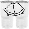 20 oz. Tall Stainless Steel Vacuum Insulated Tumbler White Thumbnail