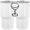20 oz. Tall Stainless Steel Vacuum Insulated Tumbler White Thumbnail