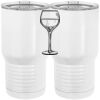 20 oz. Tall Stainless Steel Vacuum Insulated Tumbler White Thumbnail