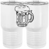 20 oz. Tall Stainless Steel Vacuum Insulated Tumbler White Thumbnail