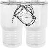20 oz. Tall Stainless Steel Vacuum Insulated Tumbler White Thumbnail