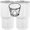 20 oz. Tall Stainless Steel Vacuum Insulated Tumbler White Thumbnail