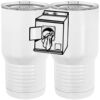 20 oz. Tall Stainless Steel Vacuum Insulated Tumbler White Thumbnail