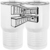 20 oz. Tall Stainless Steel Vacuum Insulated Tumbler White Thumbnail