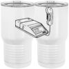 20 oz. Tall Stainless Steel Vacuum Insulated Tumbler White Thumbnail