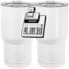 20 oz. Tall Stainless Steel Vacuum Insulated Tumbler White Thumbnail