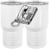 20 oz. Tall Stainless Steel Vacuum Insulated Tumbler White Thumbnail
