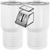 20 oz. Tall Stainless Steel Vacuum Insulated Tumbler White Thumbnail