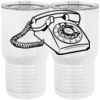 20 oz. Tall Stainless Steel Vacuum Insulated Tumbler White Thumbnail