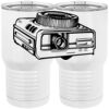 20 oz. Tall Stainless Steel Vacuum Insulated Tumbler White Thumbnail