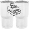 20 oz. Tall Stainless Steel Vacuum Insulated Tumbler White Thumbnail