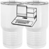 20 oz. Tall Stainless Steel Vacuum Insulated Tumbler White Thumbnail