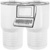 20 oz. Tall Stainless Steel Vacuum Insulated Tumbler White Thumbnail
