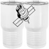 20 oz. Tall Stainless Steel Vacuum Insulated Tumbler White Thumbnail