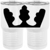 20 oz. Tall Stainless Steel Vacuum Insulated Tumbler White Thumbnail