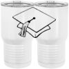 20 oz. Tall Stainless Steel Vacuum Insulated Tumbler White Thumbnail
