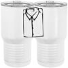 20 oz. Tall Stainless Steel Vacuum Insulated Tumbler White Thumbnail