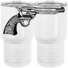 20 oz. Tall Stainless Steel Vacuum Insulated Tumbler White Thumbnail