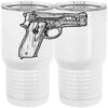 20 oz. Tall Stainless Steel Vacuum Insulated Tumbler White Thumbnail