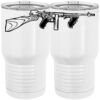 20 oz. Tall Stainless Steel Vacuum Insulated Tumbler White Thumbnail