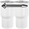 20 oz. Tall Stainless Steel Vacuum Insulated Tumbler White Thumbnail