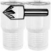 20 oz. Tall Stainless Steel Vacuum Insulated Tumbler White Thumbnail