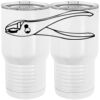 20 oz. Tall Stainless Steel Vacuum Insulated Tumbler White Thumbnail