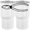 20 oz. Tall Stainless Steel Vacuum Insulated Tumbler White Thumbnail