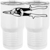 20 oz. Tall Stainless Steel Vacuum Insulated Tumbler White Thumbnail