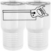 20 oz. Tall Stainless Steel Vacuum Insulated Tumbler White Thumbnail
