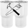 20 oz. Tall Stainless Steel Vacuum Insulated Tumbler White Thumbnail