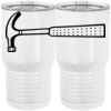 20 oz. Tall Stainless Steel Vacuum Insulated Tumbler White Thumbnail