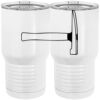 20 oz. Tall Stainless Steel Vacuum Insulated Tumbler White Thumbnail