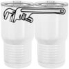 20 oz. Tall Stainless Steel Vacuum Insulated Tumbler White Thumbnail