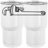 20 oz. Tall Stainless Steel Vacuum Insulated Tumbler White Thumbnail